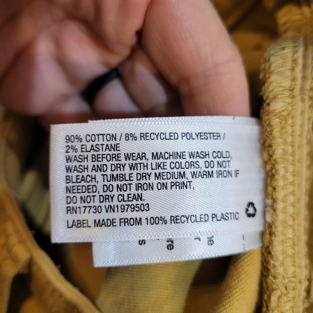 **SOLD **Universal Thread Women's Mustard Yellow Cotton/Spandex Jeans - Picture 7 of 11